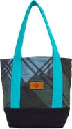 New Amsterdam Leatherworks Medium Kylee Colorblock Tote Bag