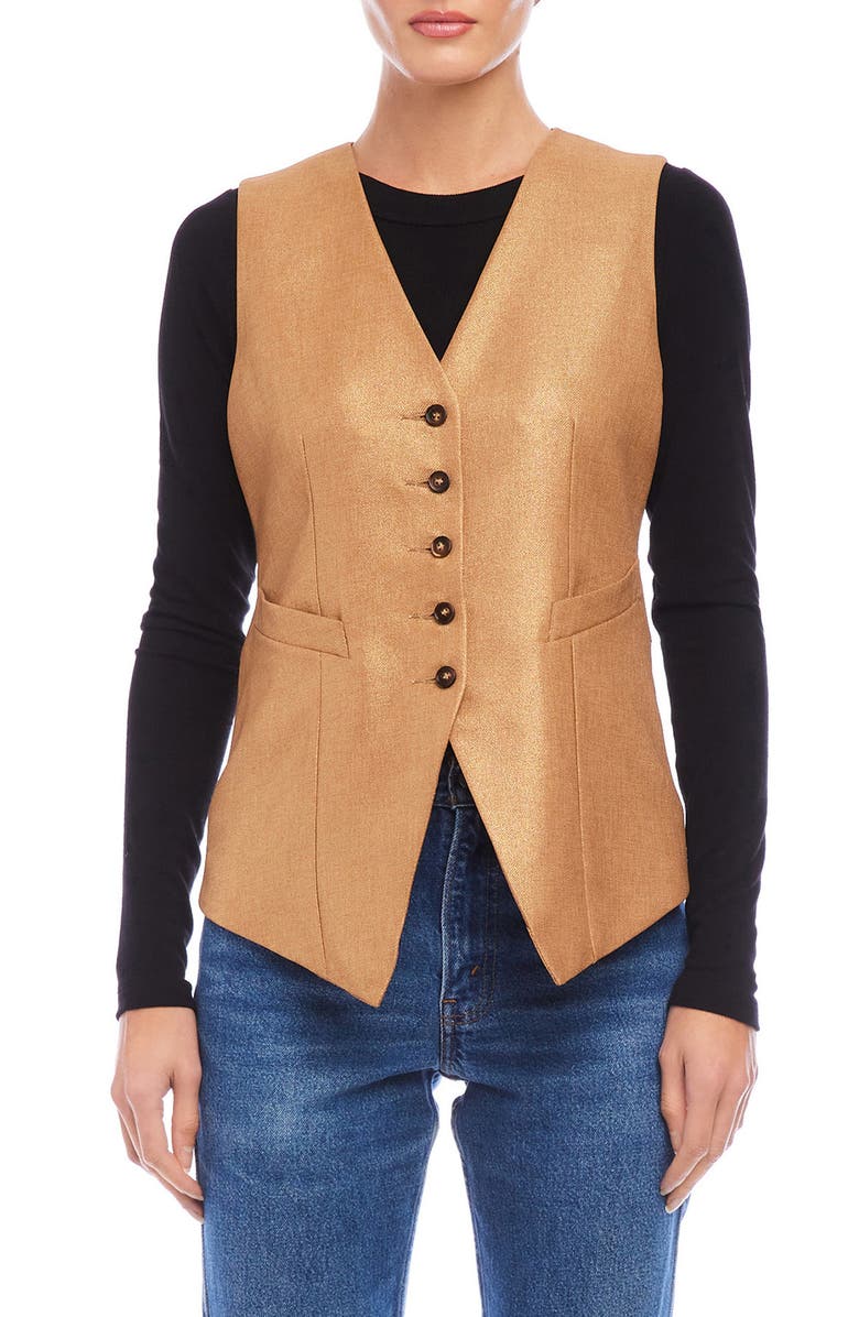 FIFTEEN TWENTY Sutton Metallic Vest, Main, color, 