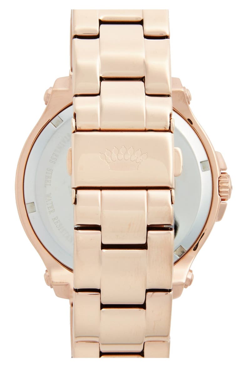 'Pedigree' Multifunction Bracelet Watch, 42mm, Alternate, color, ROSE GOLD