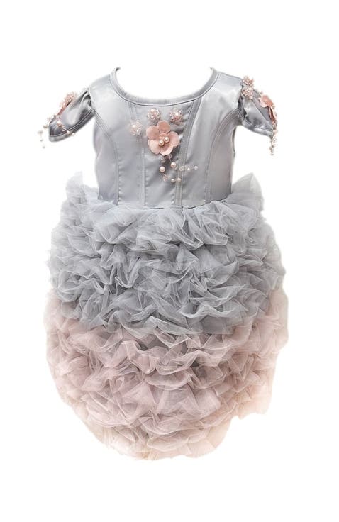 Mia Ombré Cupcake Tulle Dress (Toddler)