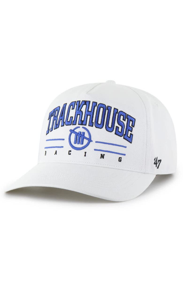 '47 Men's '47 White TRACKHOUSE RACING Roscoe Hitch Adjustable Hat, Main, color, White