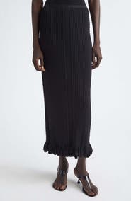 Proenza Schouler Monet Fine Bobble Knit Skirt