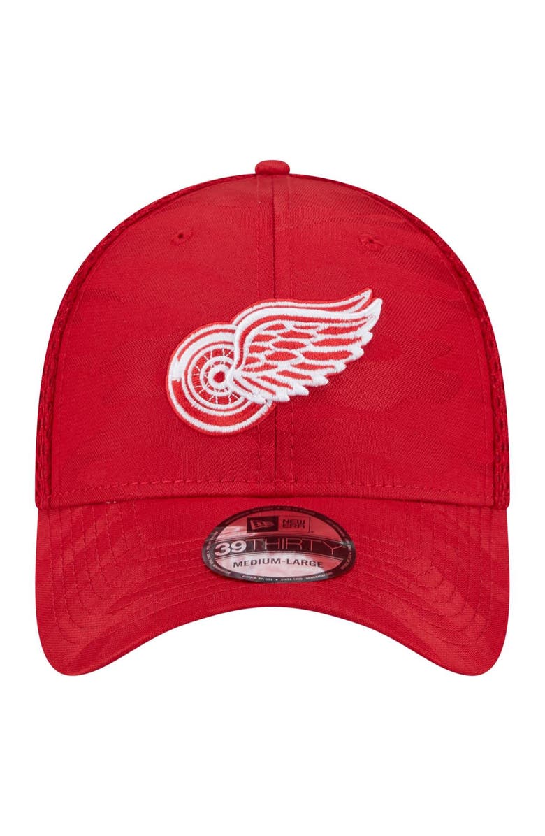 New Era Men's New Era  Red Detroit Red Wings Active Subtle Camo 39THIRTY Flex Hat, Alternate, color, 
