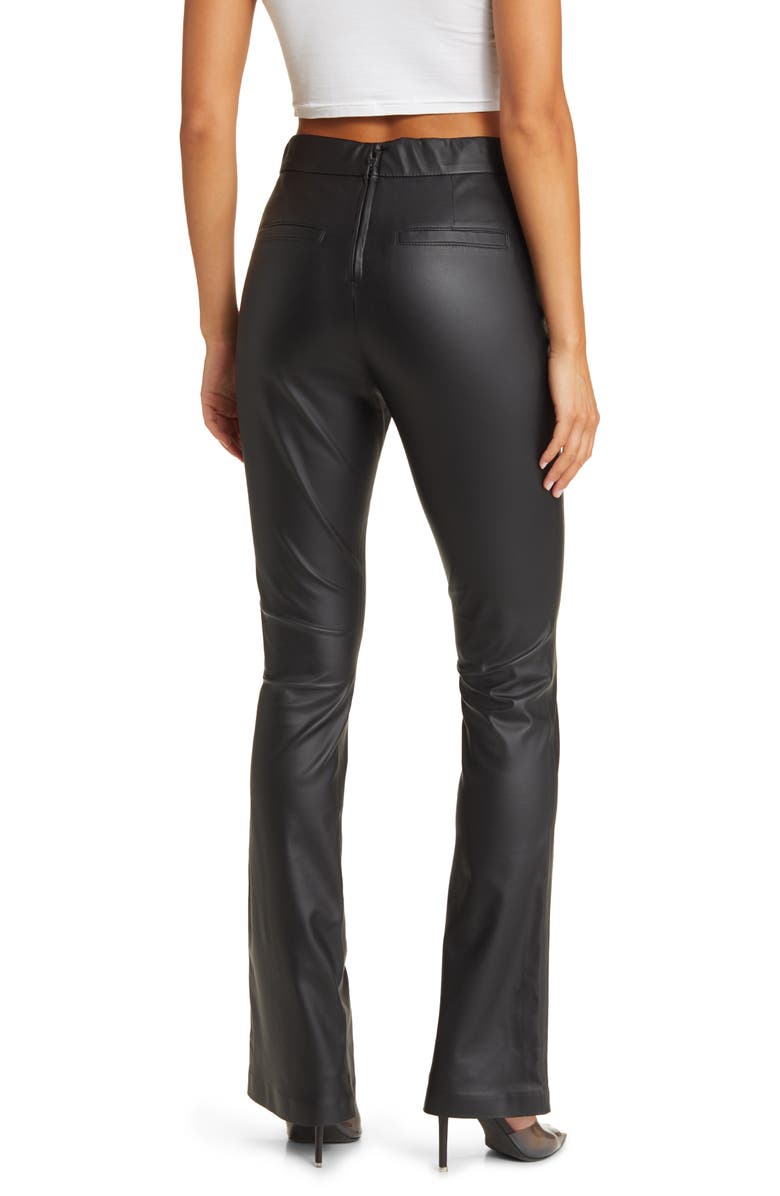 BLANKNYC Hoyt Mini Bootcut Faux Leather Pants, Alternate, color, 