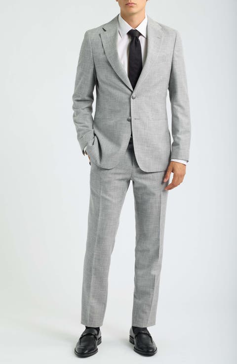 Boss Huge Cotton & Virgin Wool Suit