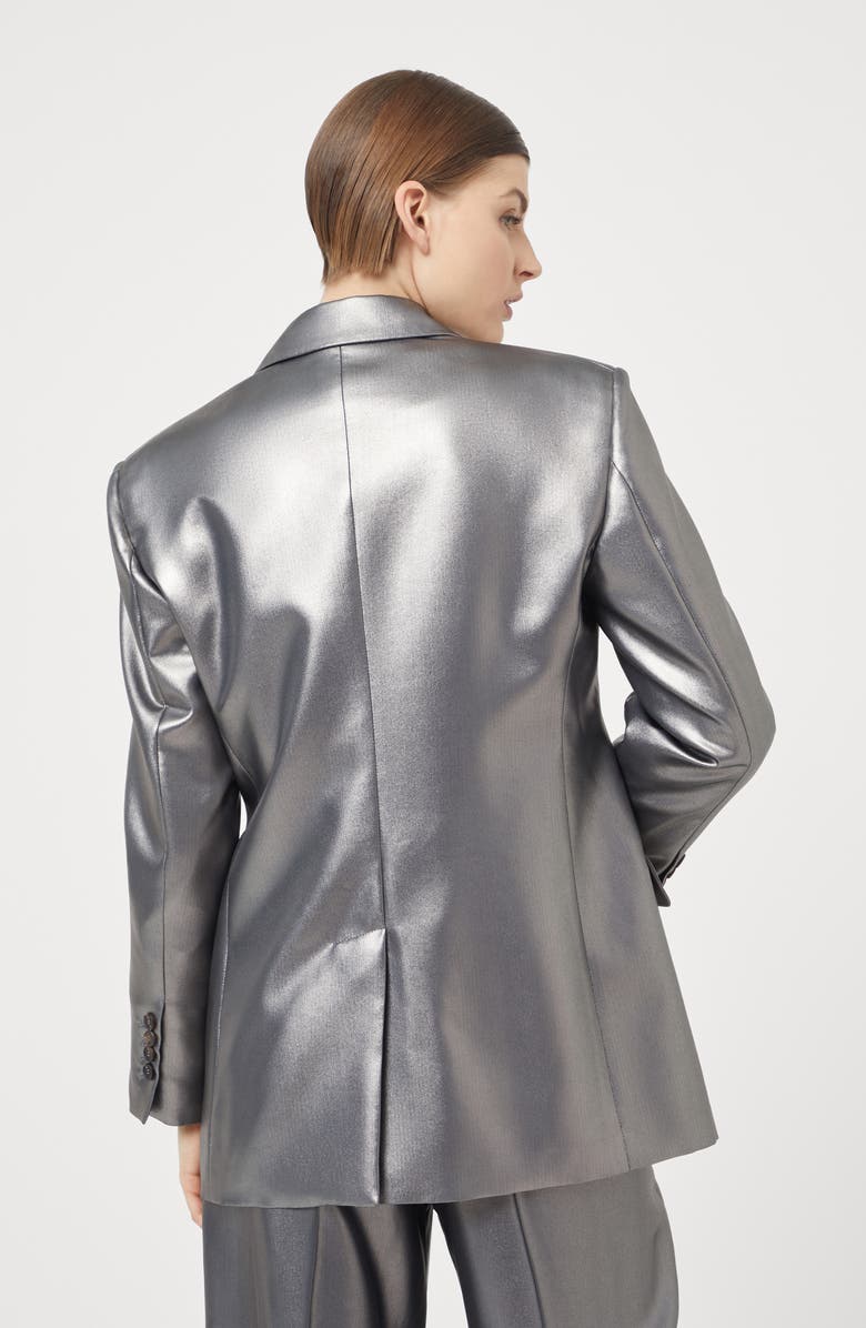 Brunello Cucinelli Lamé blazer, Alternate, color,