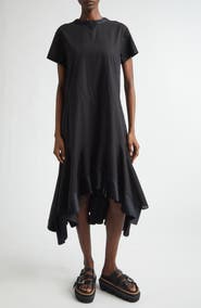 Sacai Cotton Broadcloth Dress