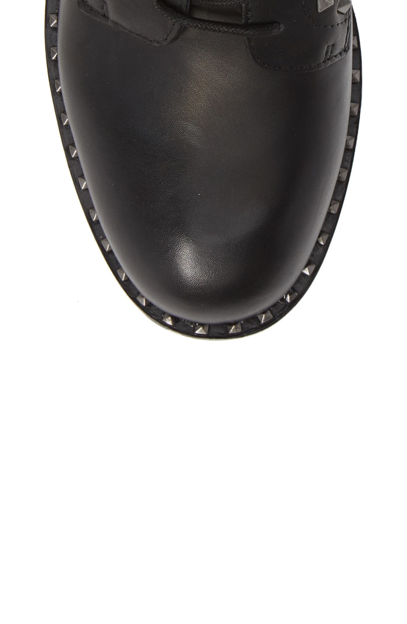 Ash Wolf Studded Combat Boot, Alternate, color, 
