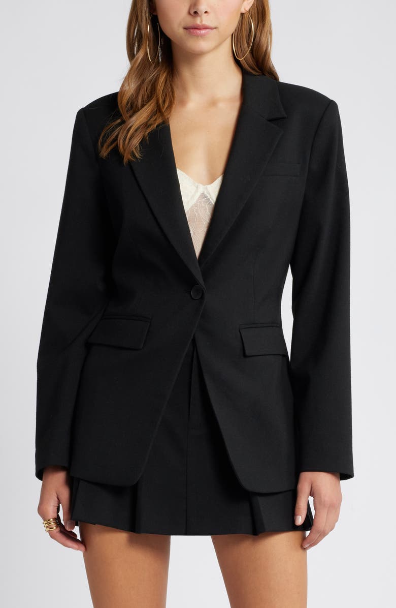 Open Edit Fitted Blazer, Alternate, color,