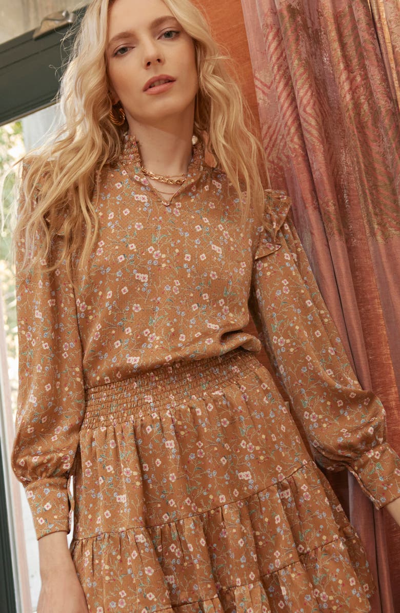 Heartloom Benet Ruffled Mini Dress, Alternate, color,