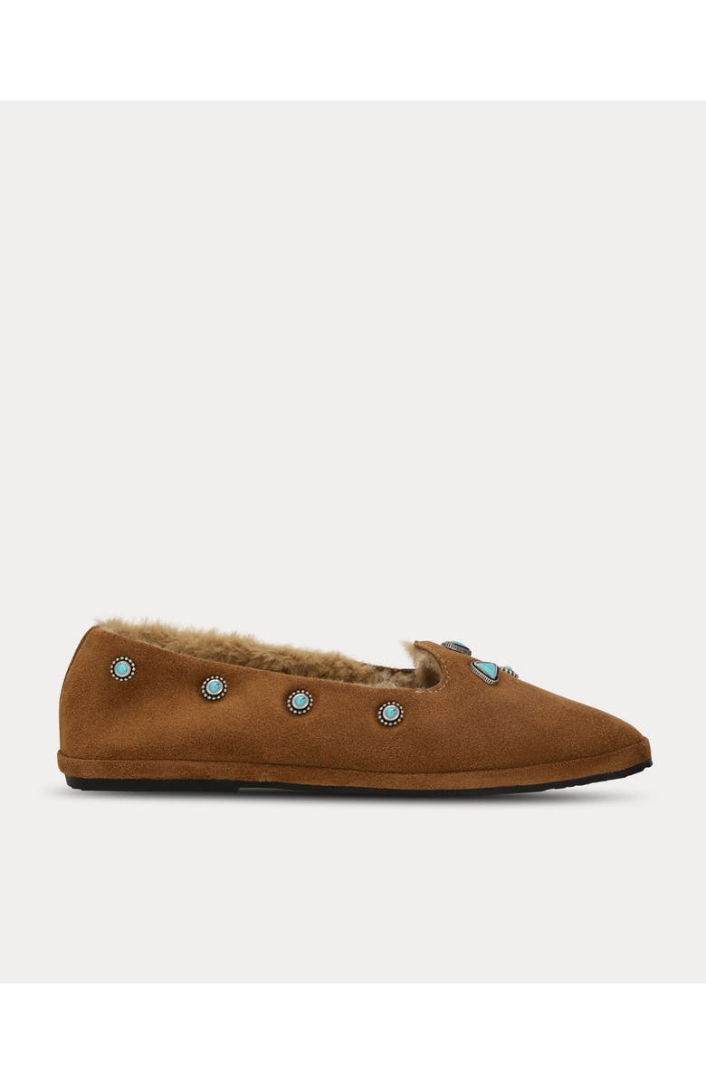 Fortela Friulane Vintage Suede Shoes, Main, color, Brown