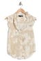 Ruffle Linen Blend Shirt