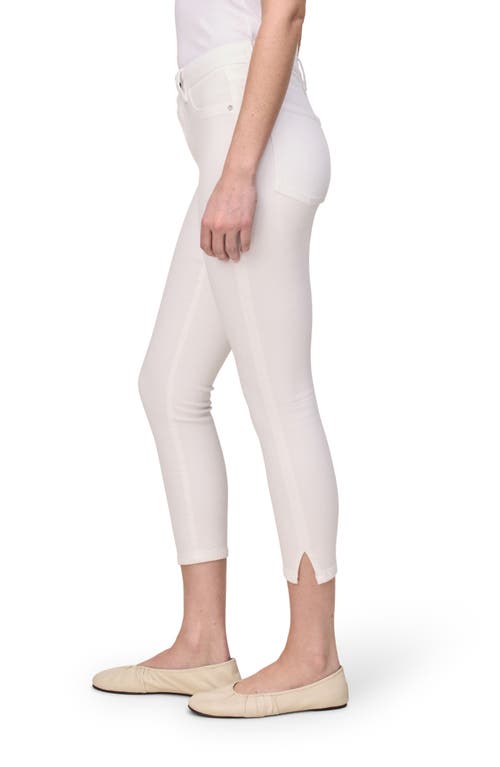 Warp & Weft Warp+weft Cropped Skinny Jeans In Optic