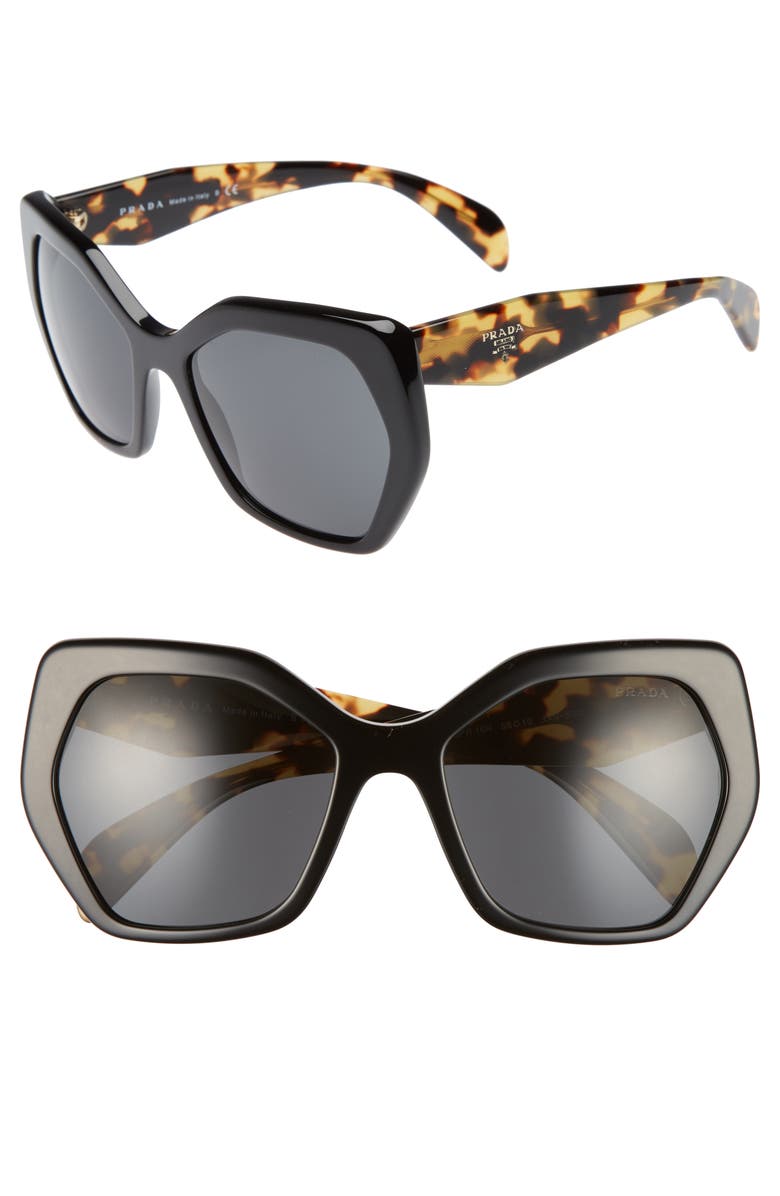 Prada Heritage 56mm Sunglasses, Main, color,