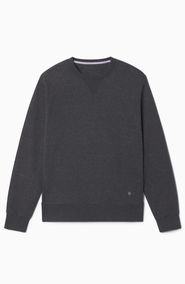 Jambys Chilluxe Crewneck Sweatshirt, Alternate, color, Charcoal