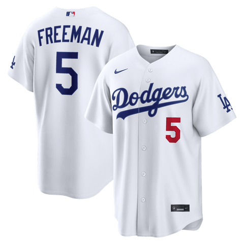 Men's Nike Freddie Freeman White Los Angeles Dodgers Home Stadium Jersey