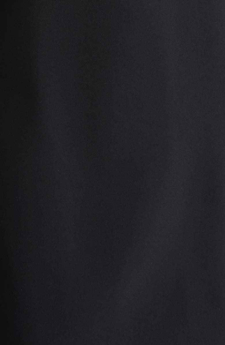 Max Mara Studio Ritmo Long Sleeve Mixed Media Minidress, Alternate, color, Black