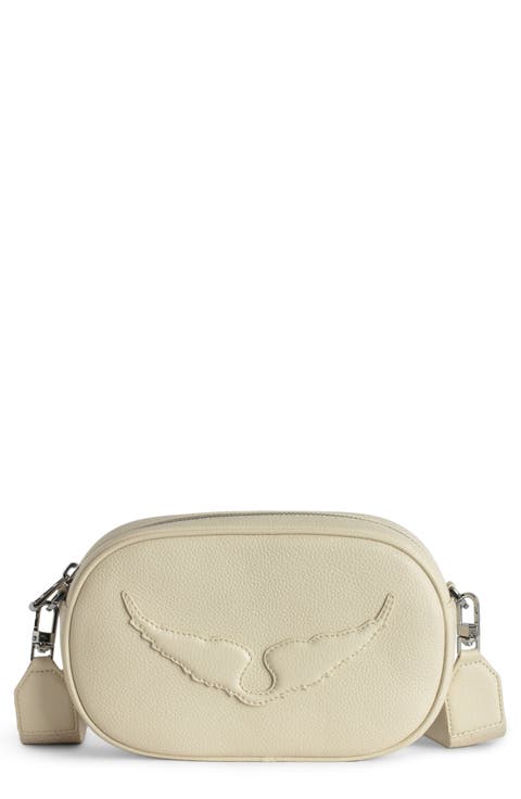 Rock With You Grained Leather Crossbody Bag
