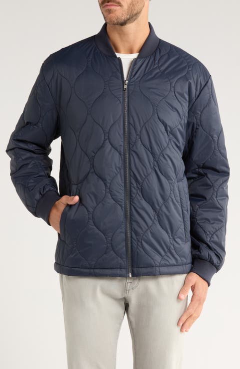 Quilted Bomber Jacket