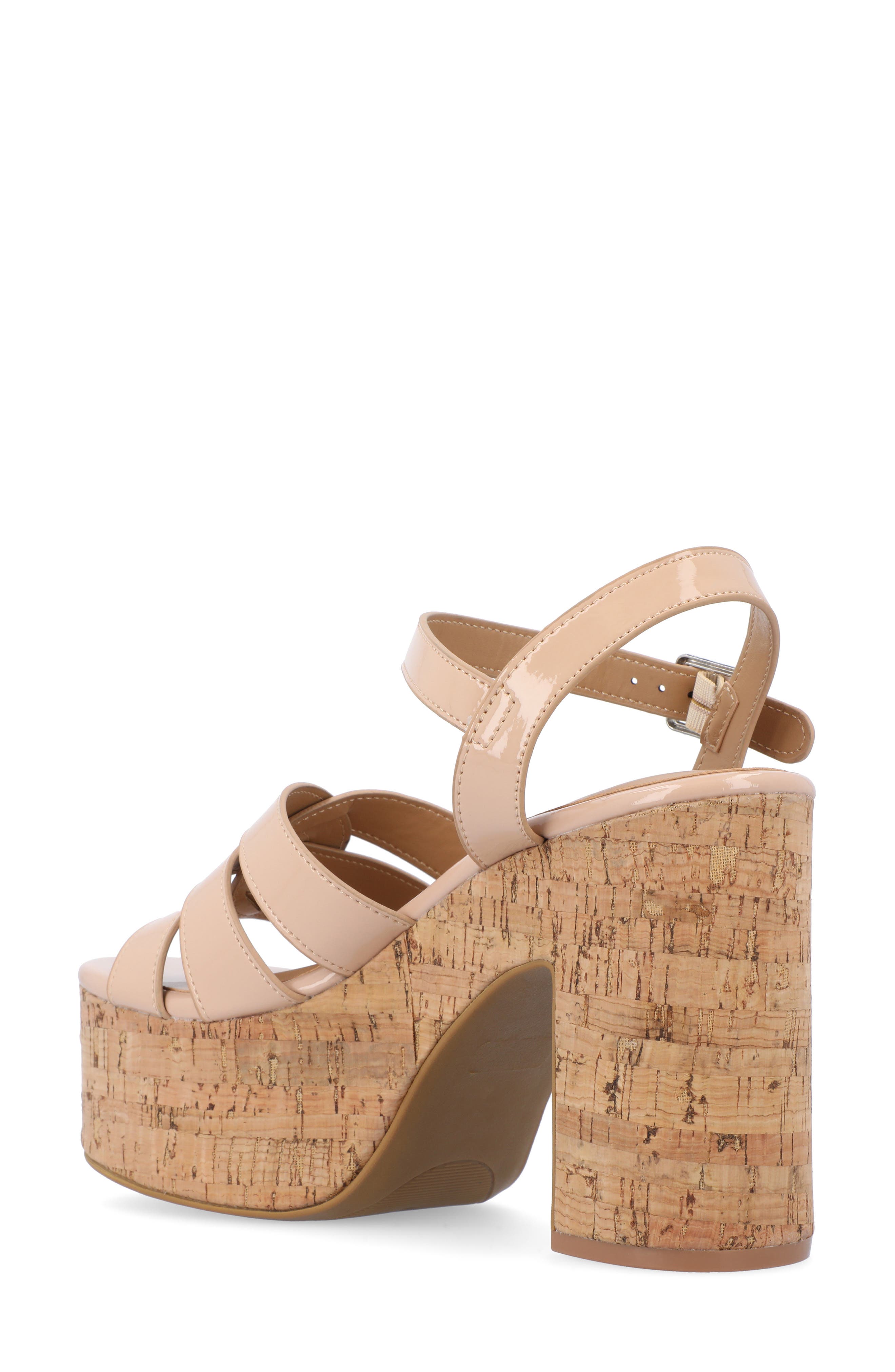 Jania Platform Sandal, Alternate, color, NUDE