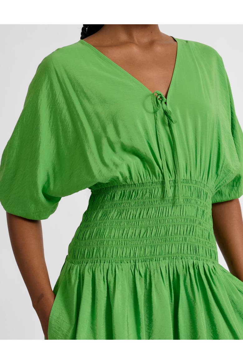 Air Flow Shirred Waist Dress, Alternate, color, Green
