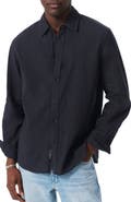 rag & bone Finch Linen Blend Button-Up Shirt
