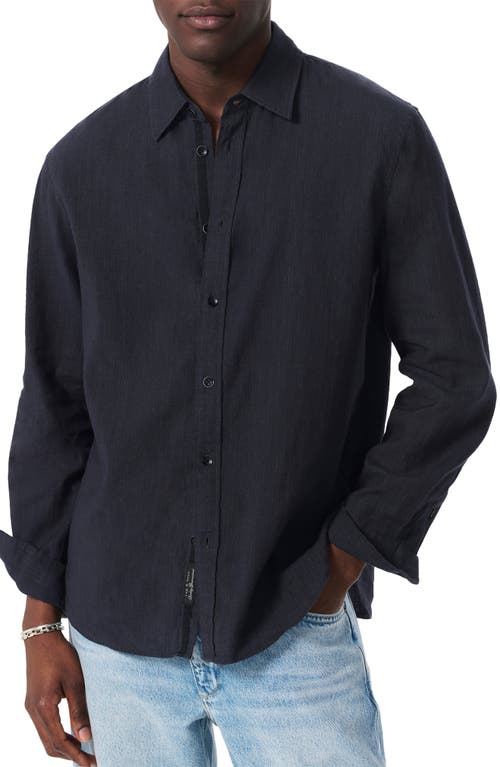 Rag & Bone Finch Linen Blend Button-up Shirt