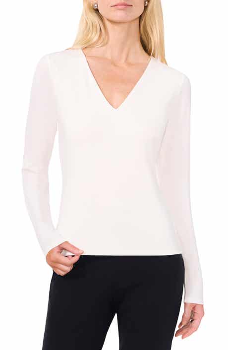 Halogen® Compression V-Neck Top