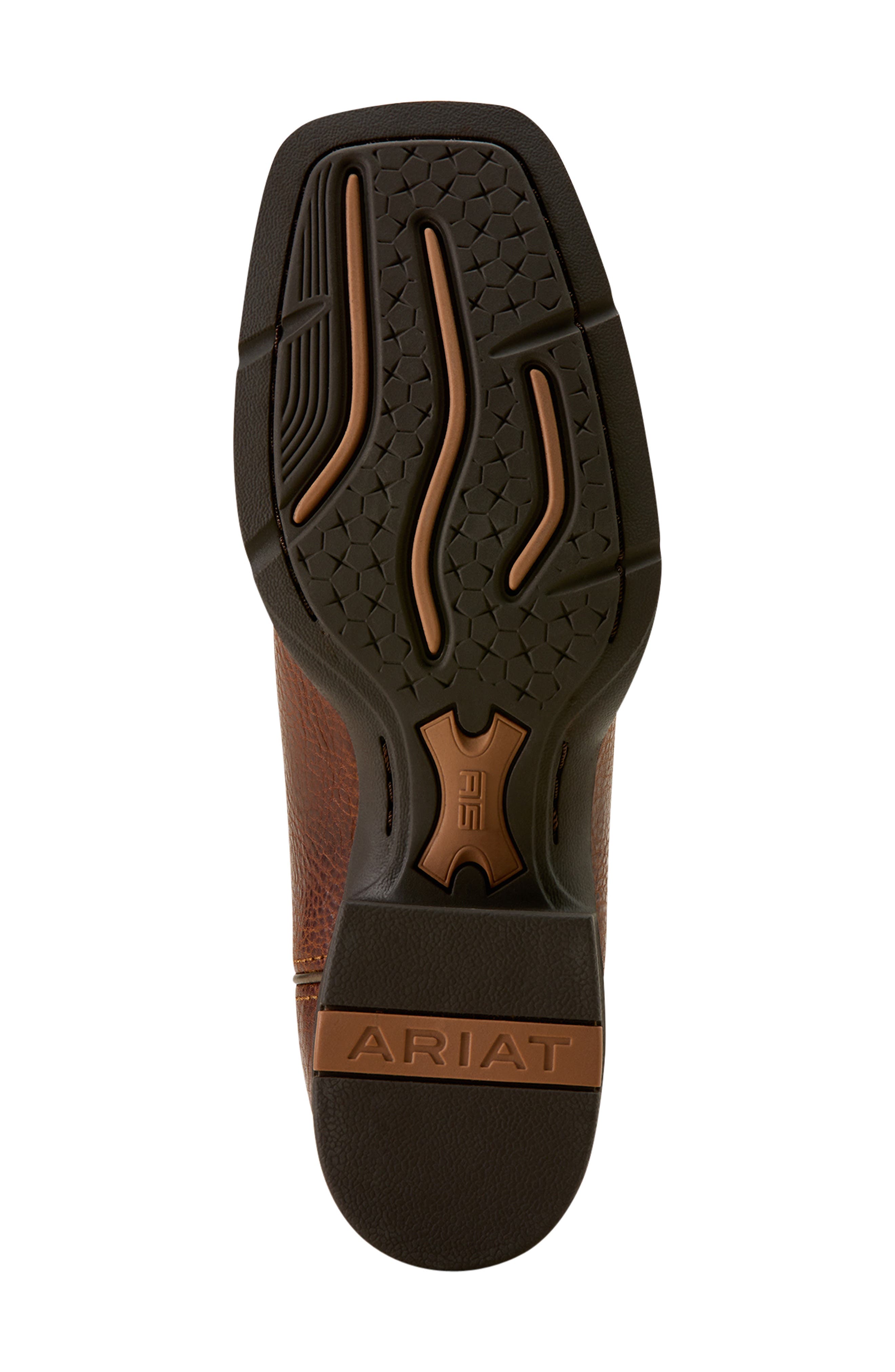 Ariat Round Up Holly Western Boot, Alternate, color, Beasty Brown/ Metallic Sea