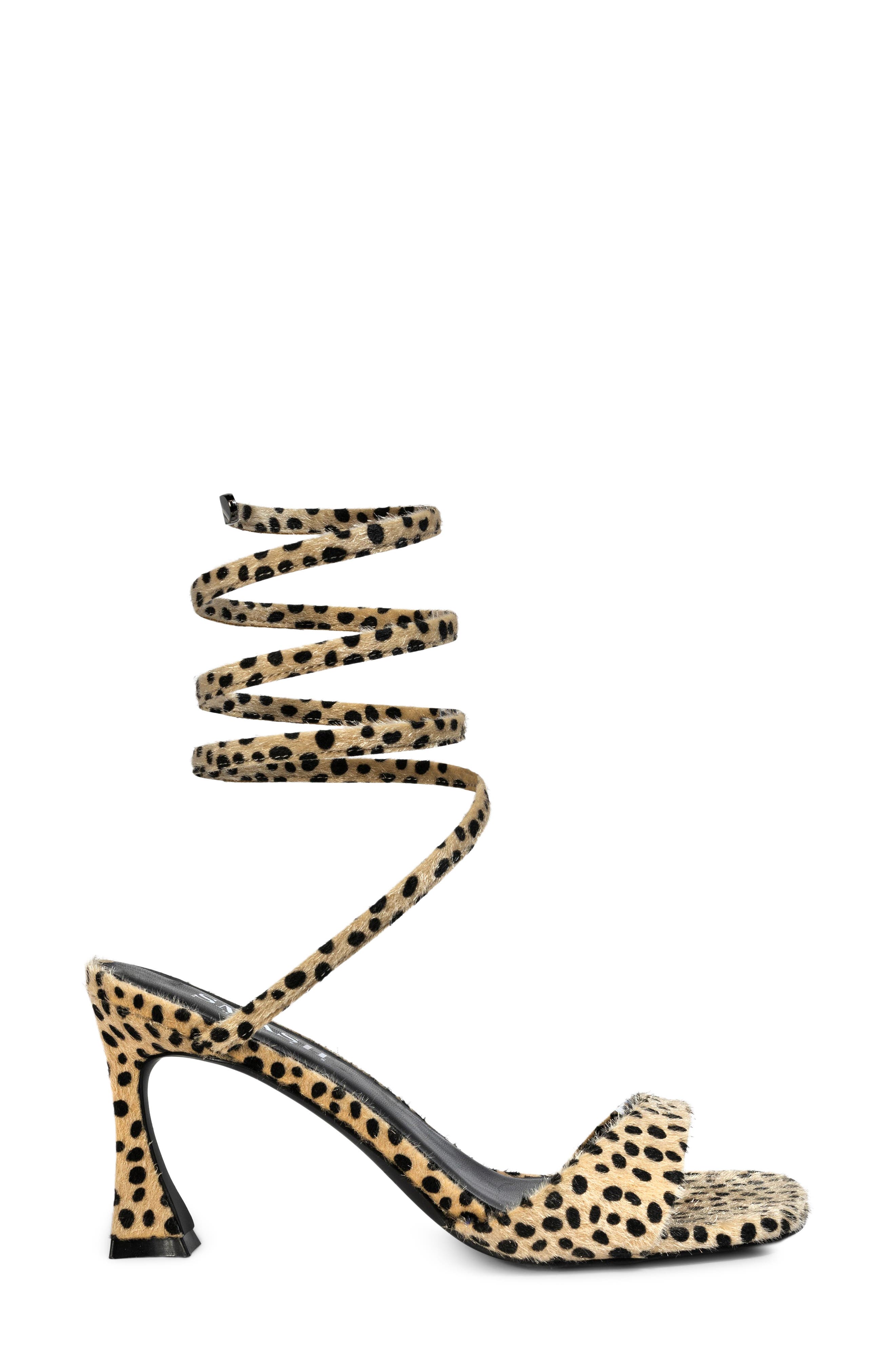 Fahima Wrap Dress Sandal, Alternate, color, CHEETAH