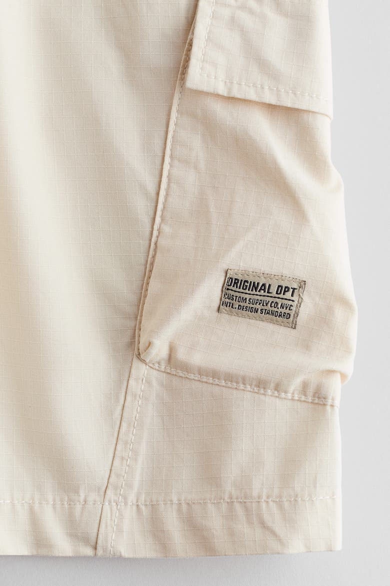 Cotton Cargo Shorts, Alternate, color, Cream