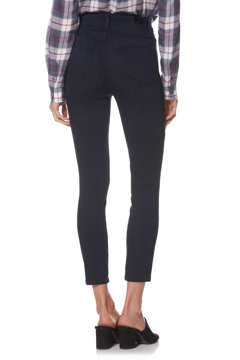 Transcend - Margot High Waist Crop Skinny Jeans, Alternate, color, LANA