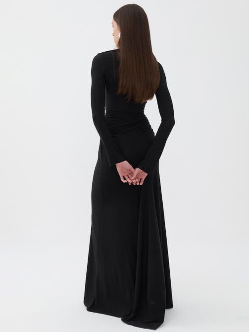 NOCTURNE NOCTURNE KNOTTED LONG DRESS