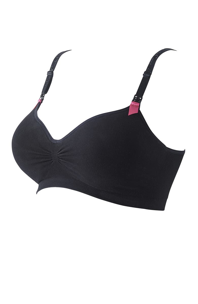 Cache Coeur Essentiel Nursing bra, Alternate, color, Black