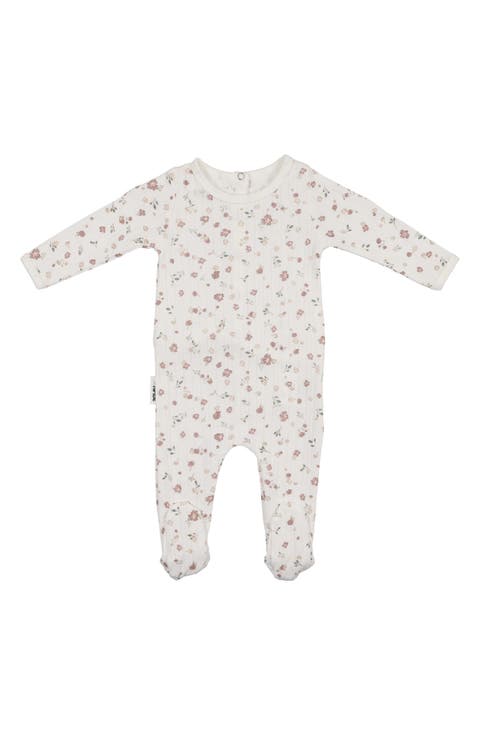 Pointelle Petals Footie (Baby)