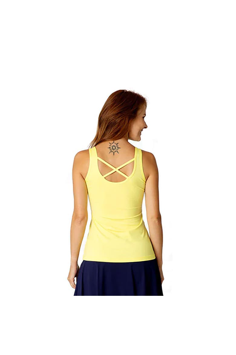 UV Colors X Womens Tennis Tank Top, Alternate, color, Sunshine