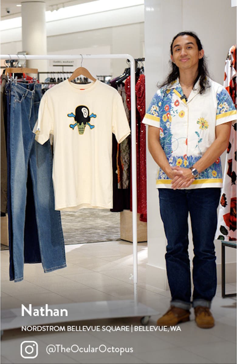 Eight-Ball Cotton Graphic T-Shirt, sales video thumbnail