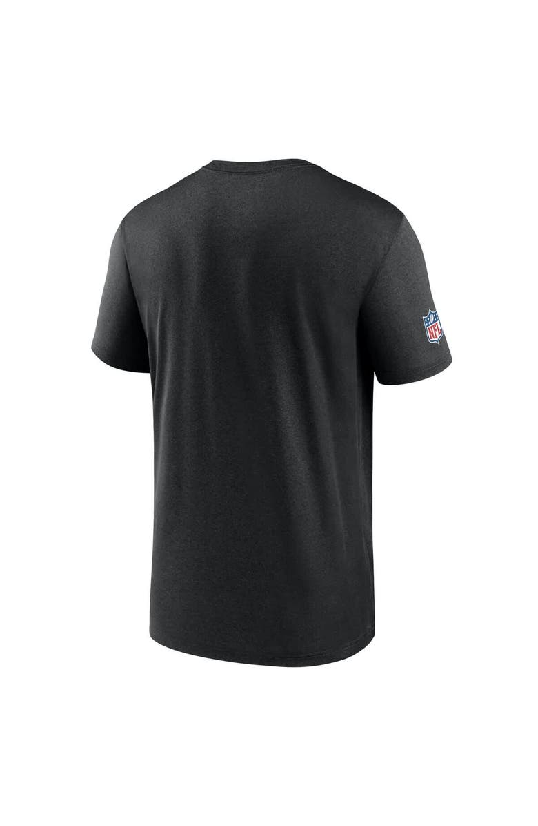 Nike Men's Nike Black Minnesota Vikings Sideline Legend Small Logo Dri-FIT T-Shirt, Alternate, color, Black