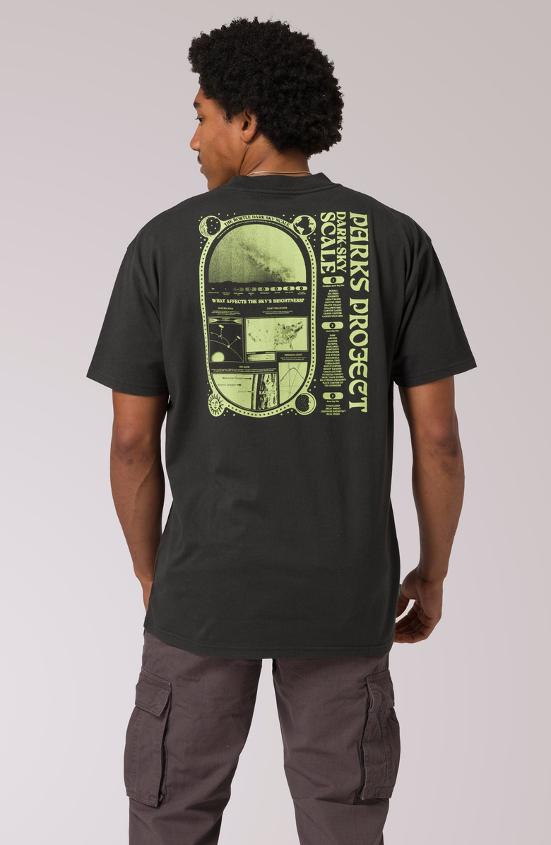 Parks Project Dark Sky Scale Tee, Alternate, color, Vintage Black