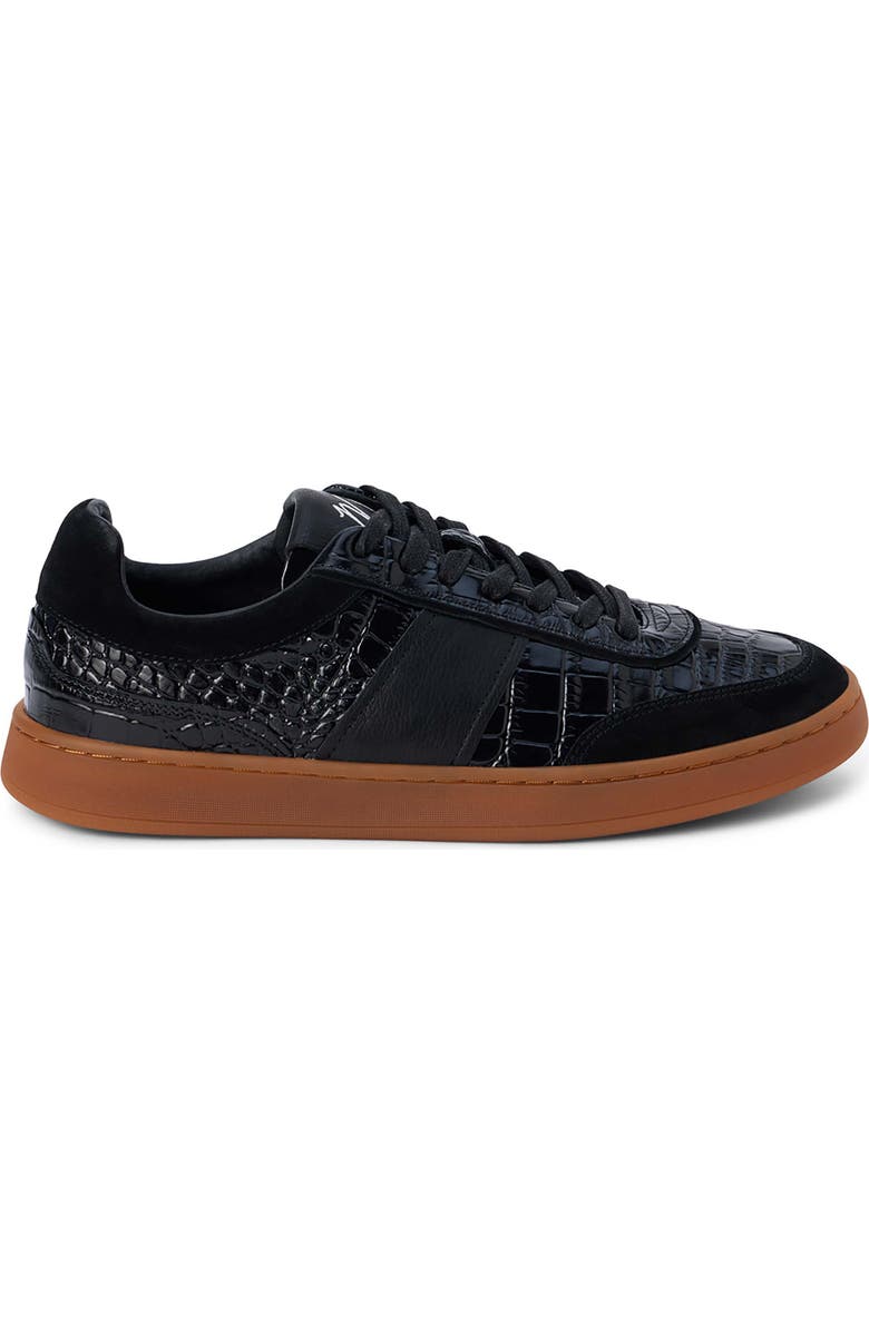 Matisse Quincy Sneaker, Alternate, color, Black Croc