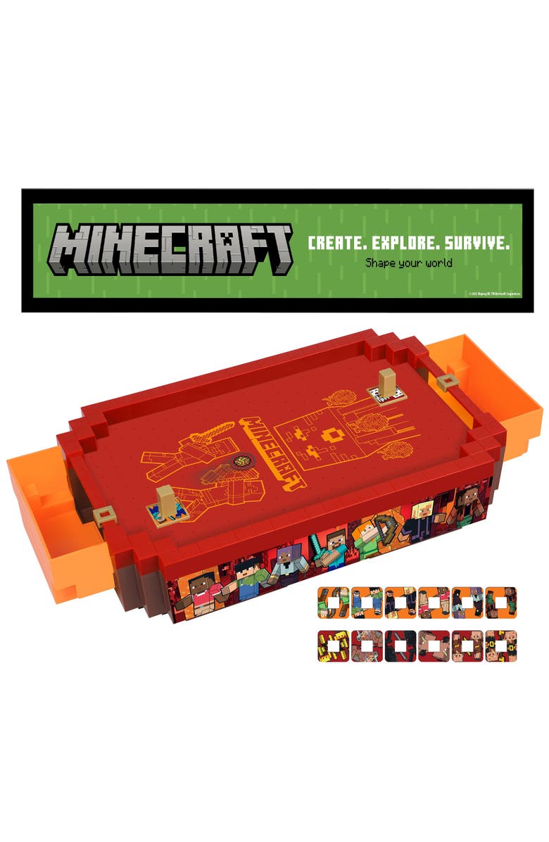 MINECRAFT Arcade Air Hockey - Nether - Core Series, 17" Motorized Tabletop Game, Alternate, color, Multicolored