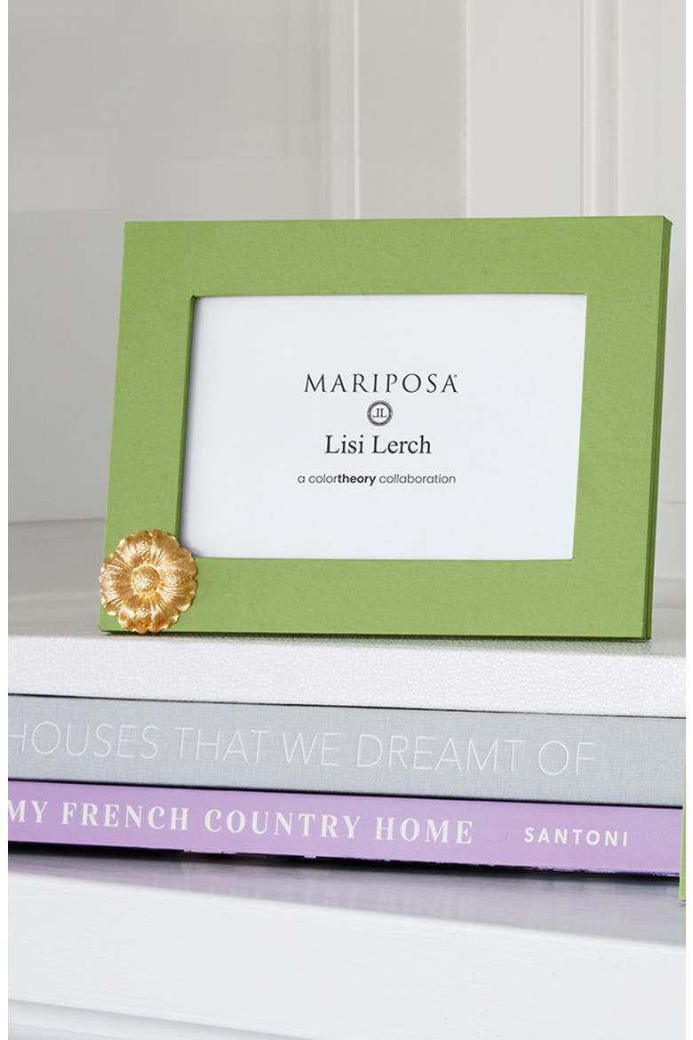 Flower Meadow 4 x 6-Inch Picture Frame, Alternate, color, GREEN