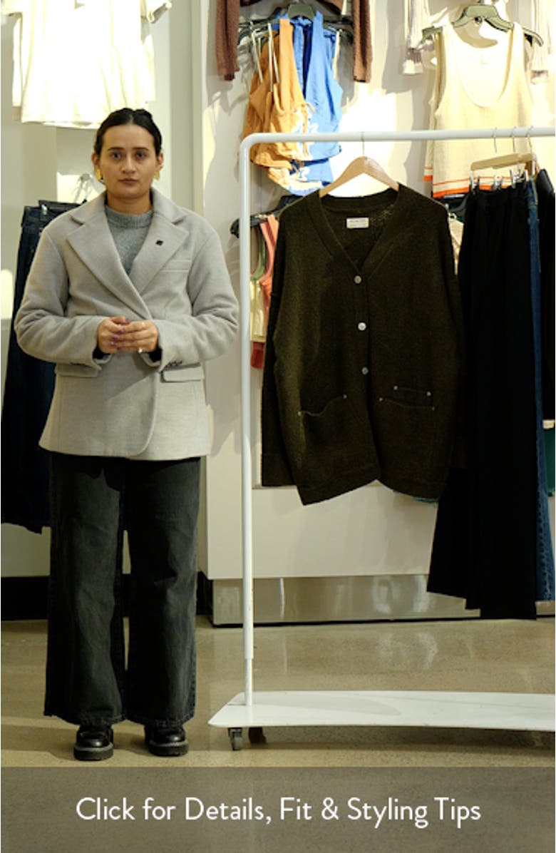 WTF Blazing Snap Front Knit Cardigan, sales video thumbnail