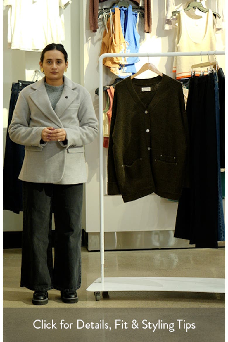 WTF Blazing Snap Front Knit Cardigan video