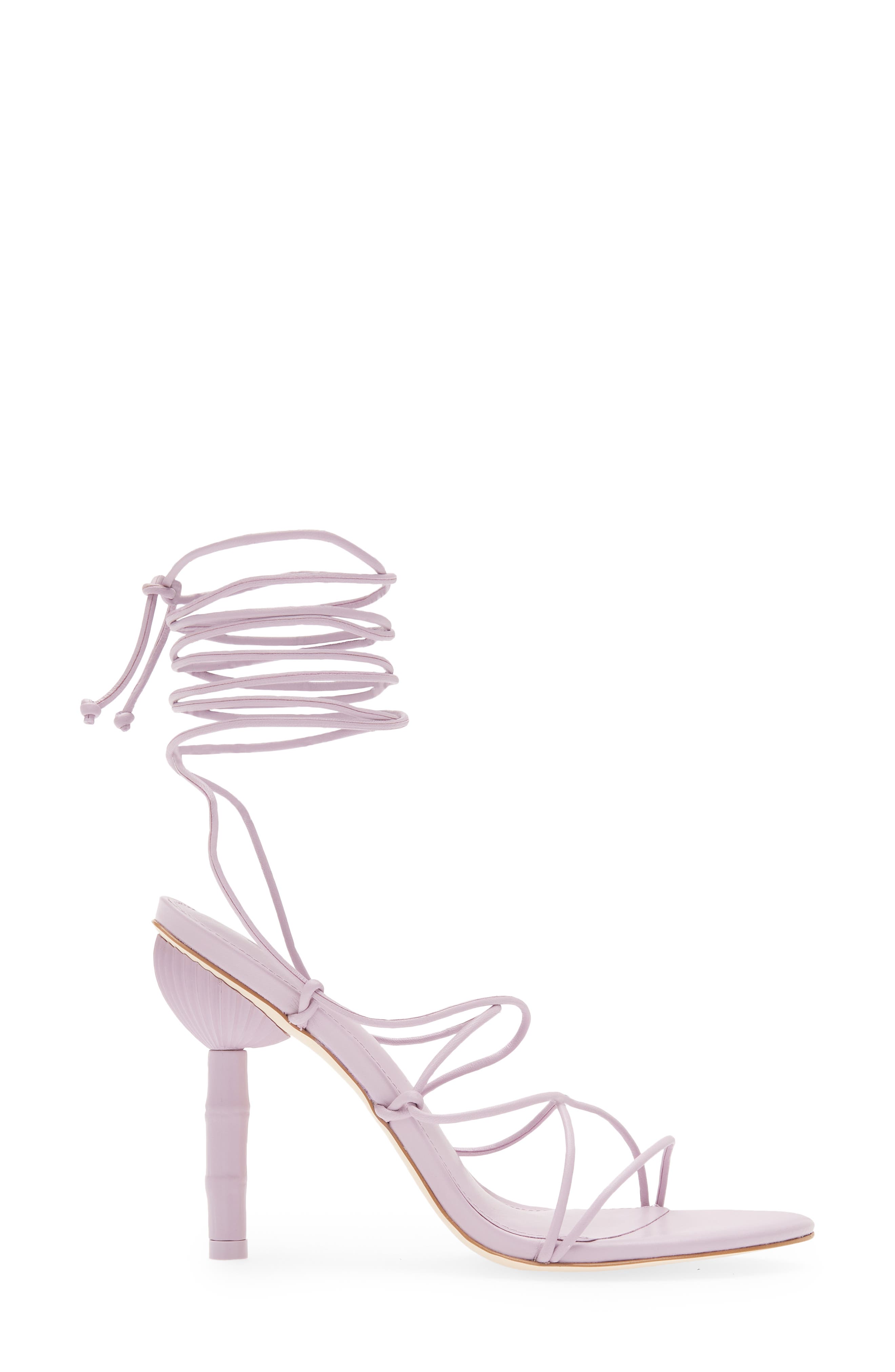 Soleil Ankle Tie Sandal, Alternate, color, DUSTY LILAC