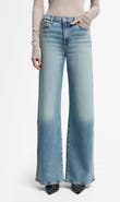 7 For All Mankind Lotta High Waist Wide Leg Jeans