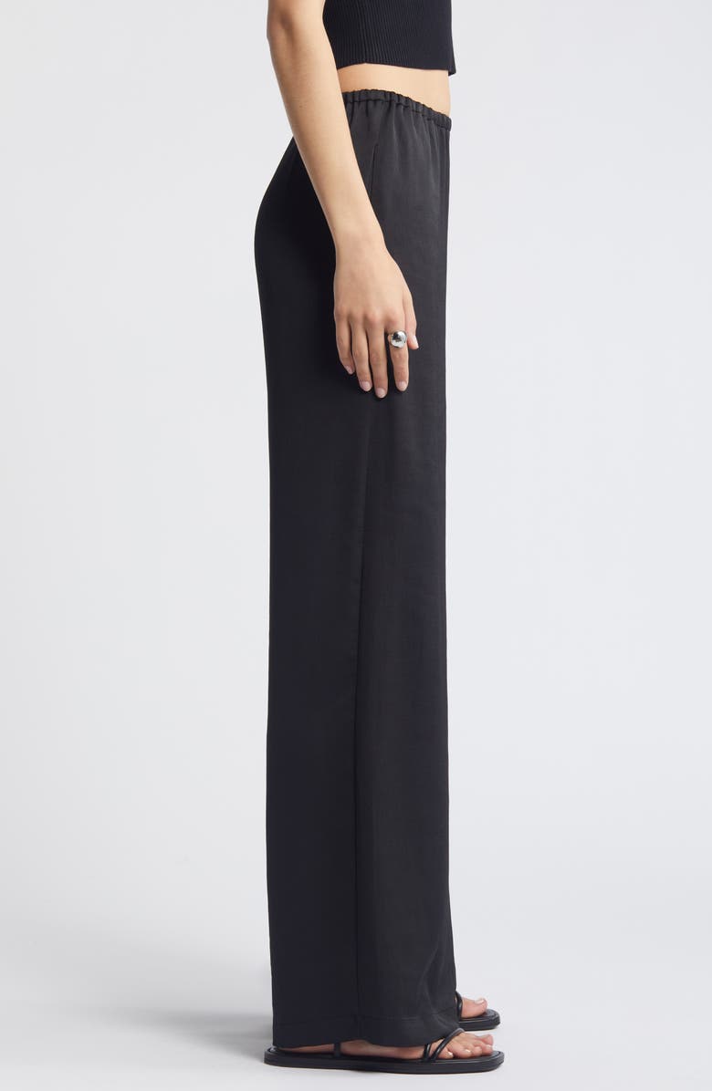 Open Edit Wide Leg Satin Pants, Alternate, color,