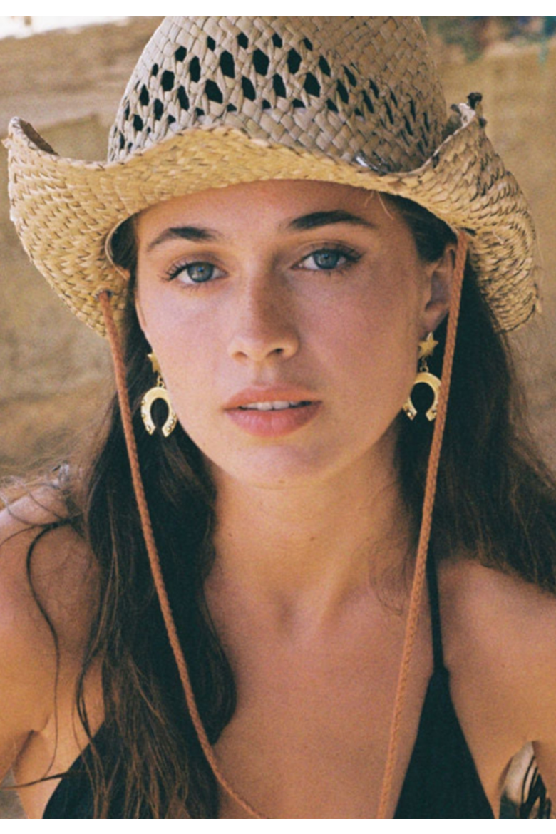 Lucky Earrings, Alternate, color, Gold