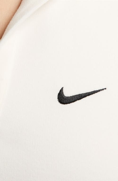 Nike Essentials Stretch Crop Polo In White