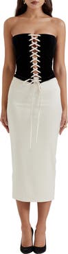 HOUSE OF CB Jaina Strapless Dress